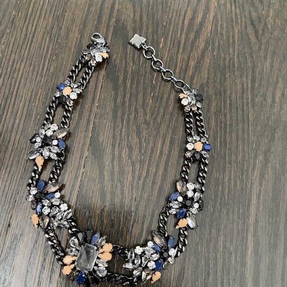 Stone and crystal necklace - Picture 2 of 6